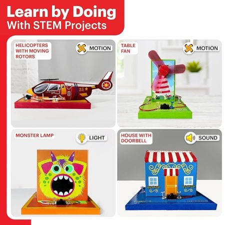 Einstein Box Ultimate Electricity Kit | Science Project Kit | Electronic Circuits | Toys for Kids Ages 8-15 Years