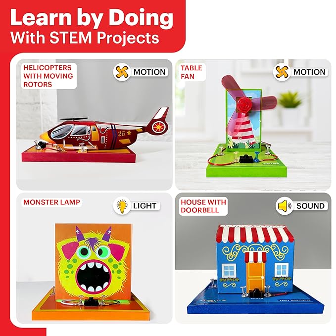 Einstein Box Ultimate Electricity Kit | Science Project Kit | Electronic Circuits | Toys for Kids Ages 8-15 Years