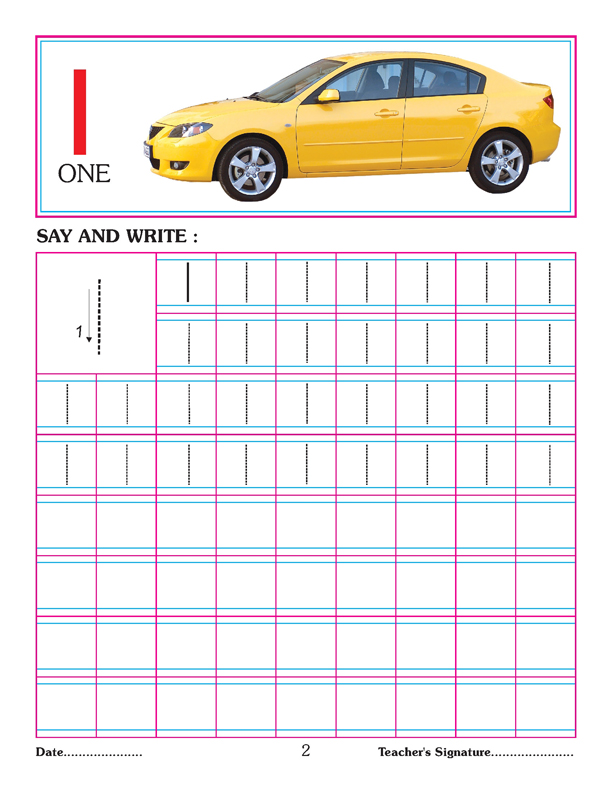 Number Writing Book 1-20 - Image 2
