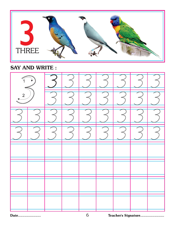 Number Writing Book 1-20 - Image 3