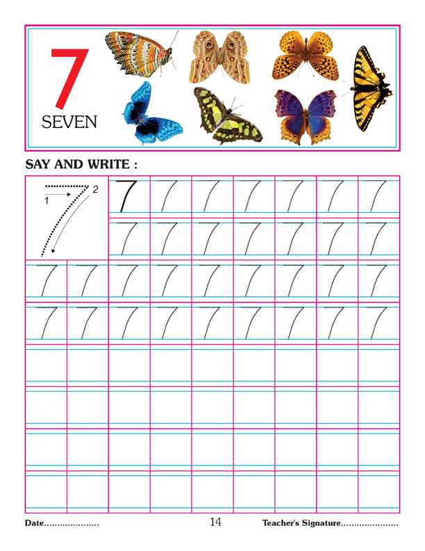 Number Writing Book 1-20 - Image 4