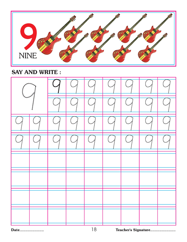 Number Writing Book 1-20 - Image 5