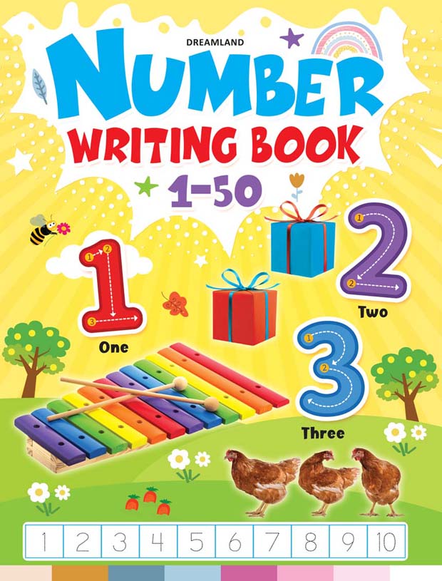 Number Writing Book 1-50