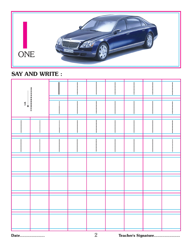 Number Writing Book 1-50 - Image 2