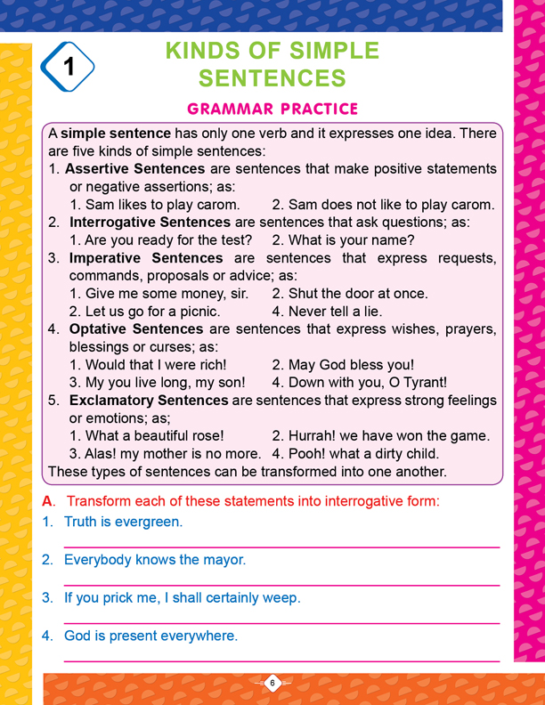 Graded English Grammar Practice Book - 8 - Image 4