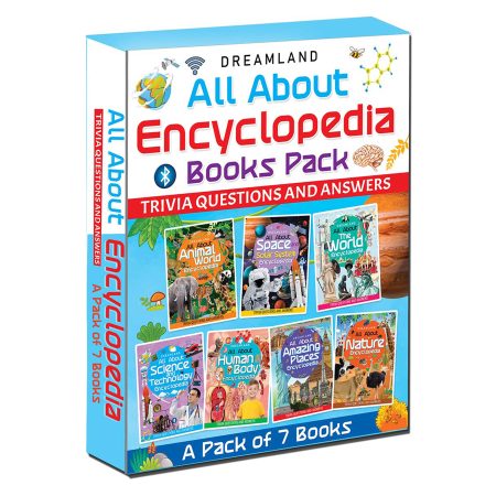 Children Encyclopedia Books Pack for Age 5 - 15 Years- All About Trivia Questions and Answers | Animals World, Space and Solar System, The World, Science and Technology, Human Body, Amazing Places, Nature